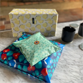 Trio de pochettes réutilisables pour emballage cadeau - 3 tailles différentes